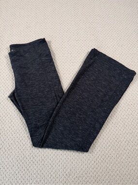 Athleta Heathered Black Flare Pants